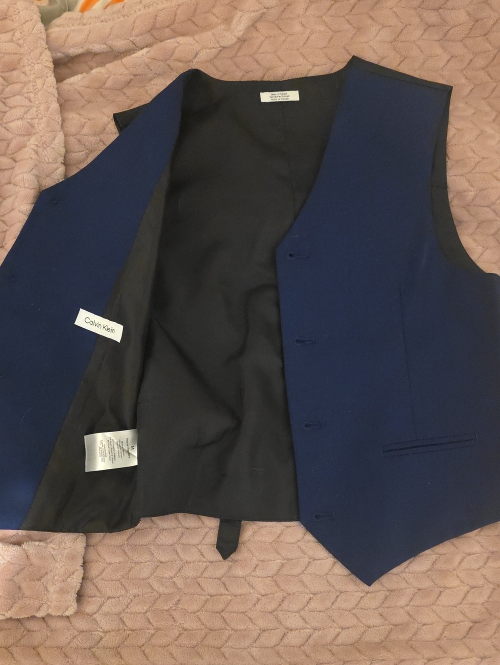 Calvin Klein Kid's Deep Blue Dress Vest
